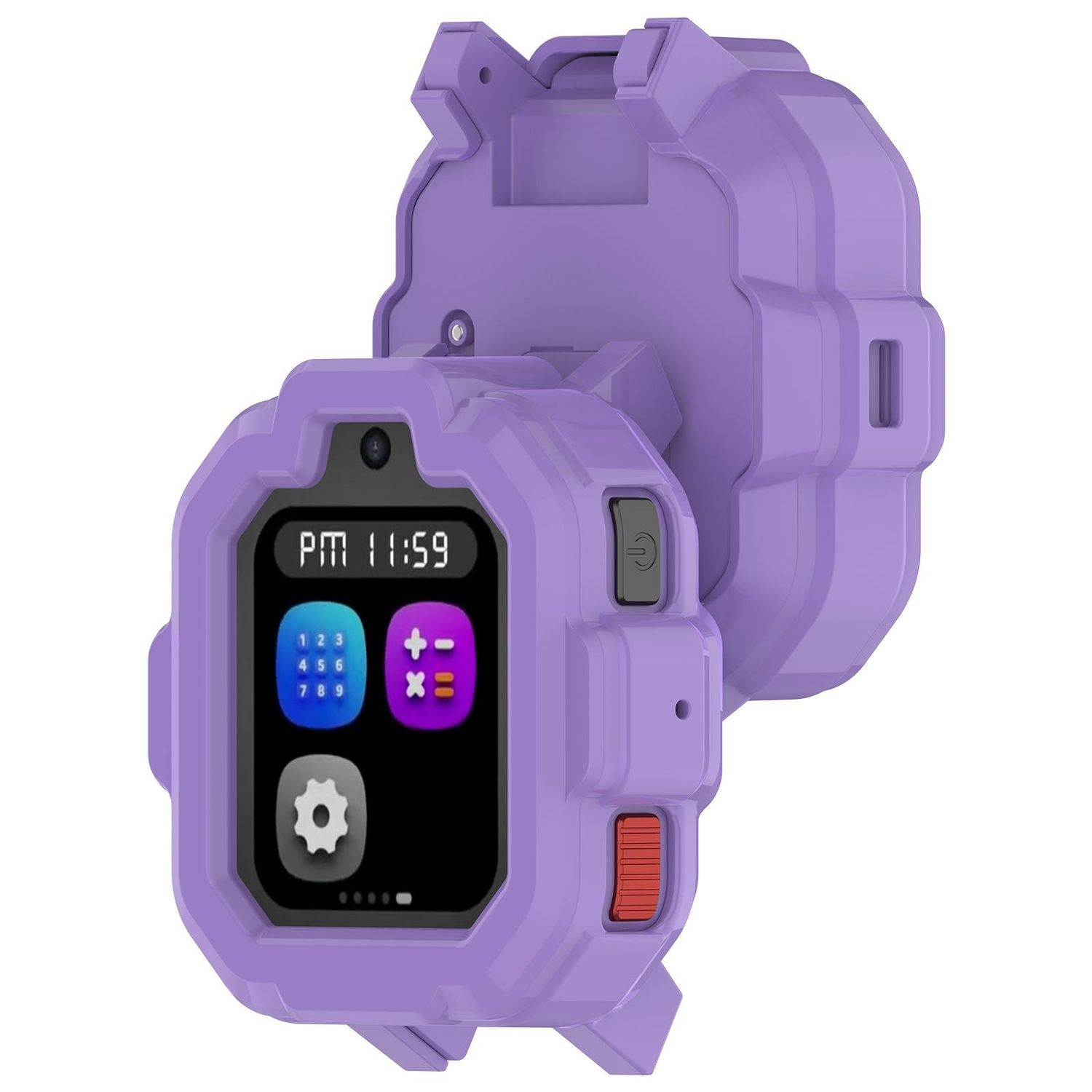Ruentech Custodia Protettiva TPU Per Garmin Vivoactive 4S - Colore Viola, Morbida E Precisa