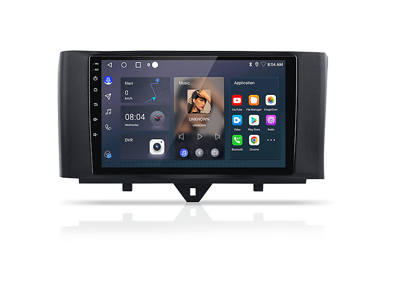 JUNSUN Benz Smart Fortwo W451 2011-2015 128GB CARPLAY Autoradio, FM ...