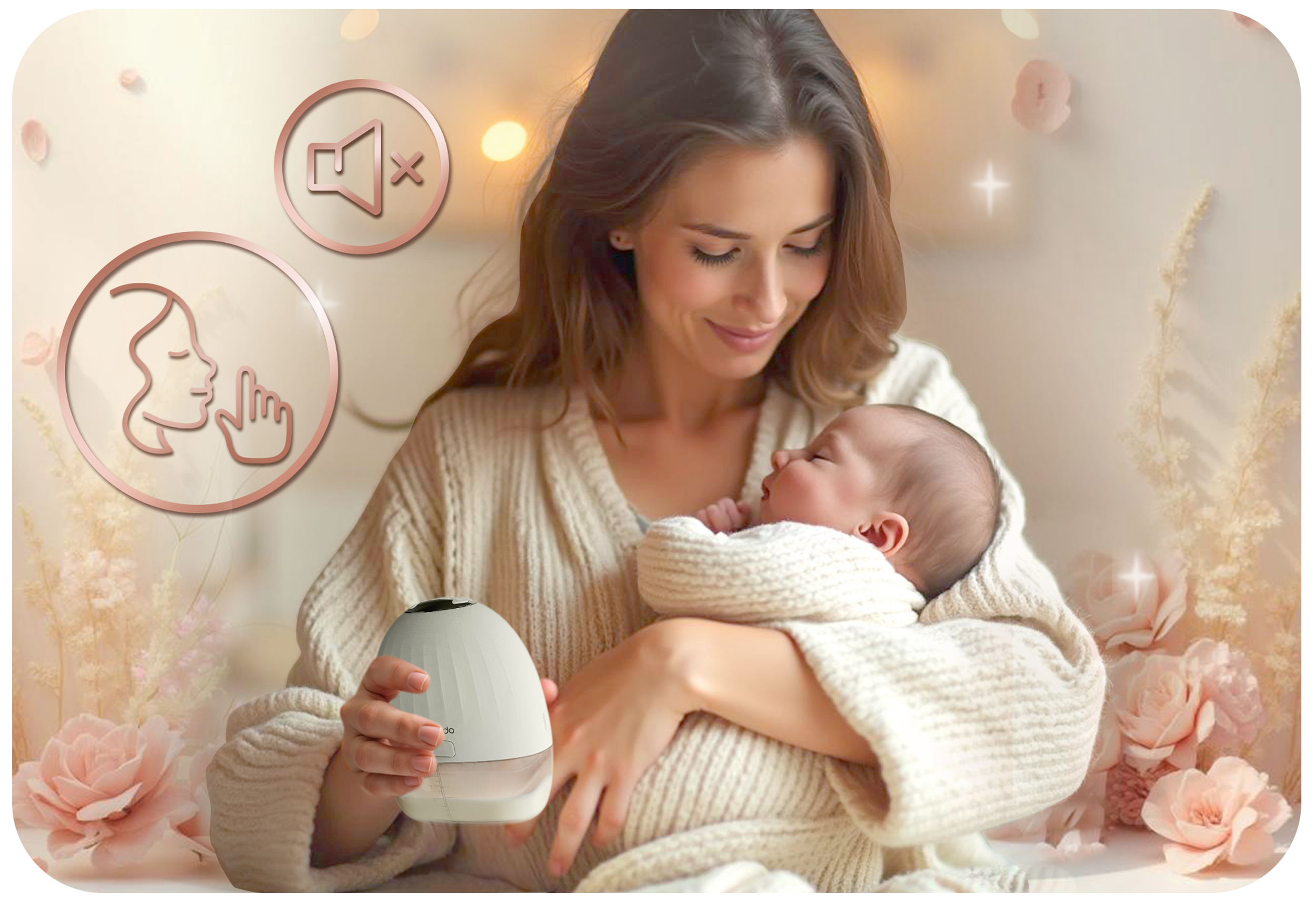 Kobieta używająca laktatora.