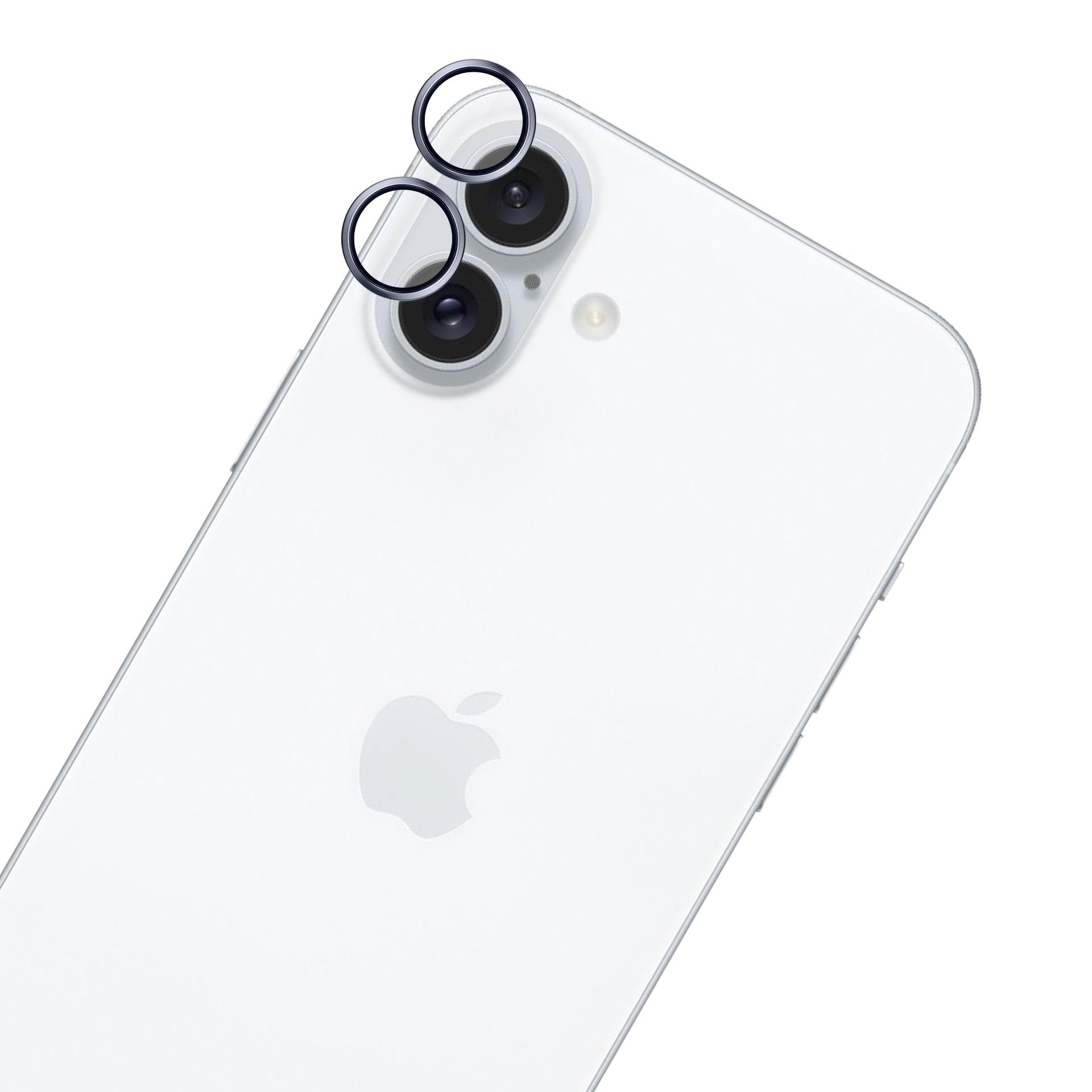 Telefon z nałożonymi ochraniaczami obiektywu, pokazujący obiektywy aparatu.