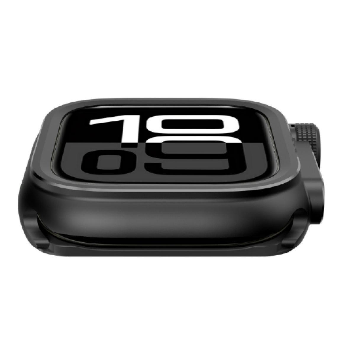 Custodia per orologio nera con l'ora 10:09 visualizzata.