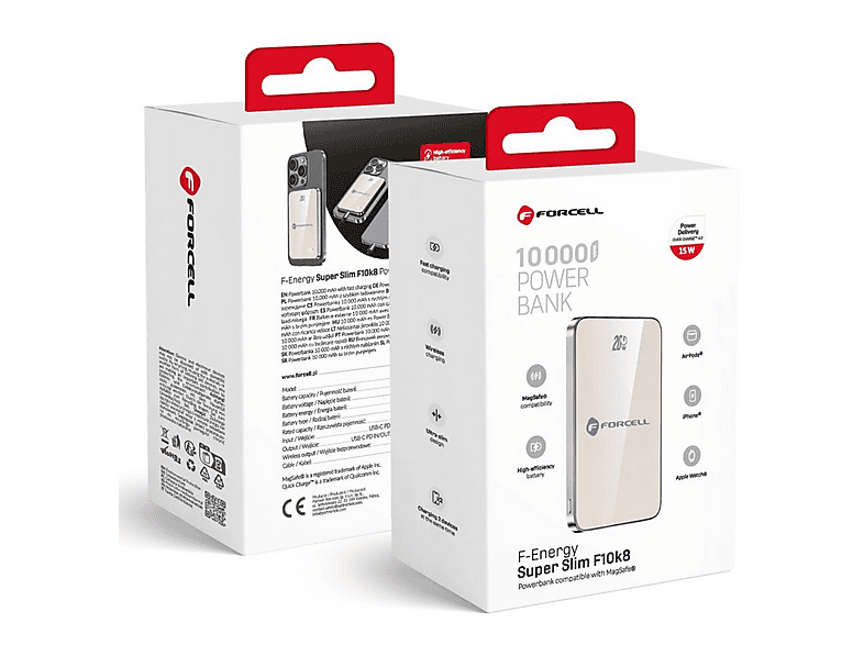 FORCELL F10K8 Powerbank 10000 mAh Titan
