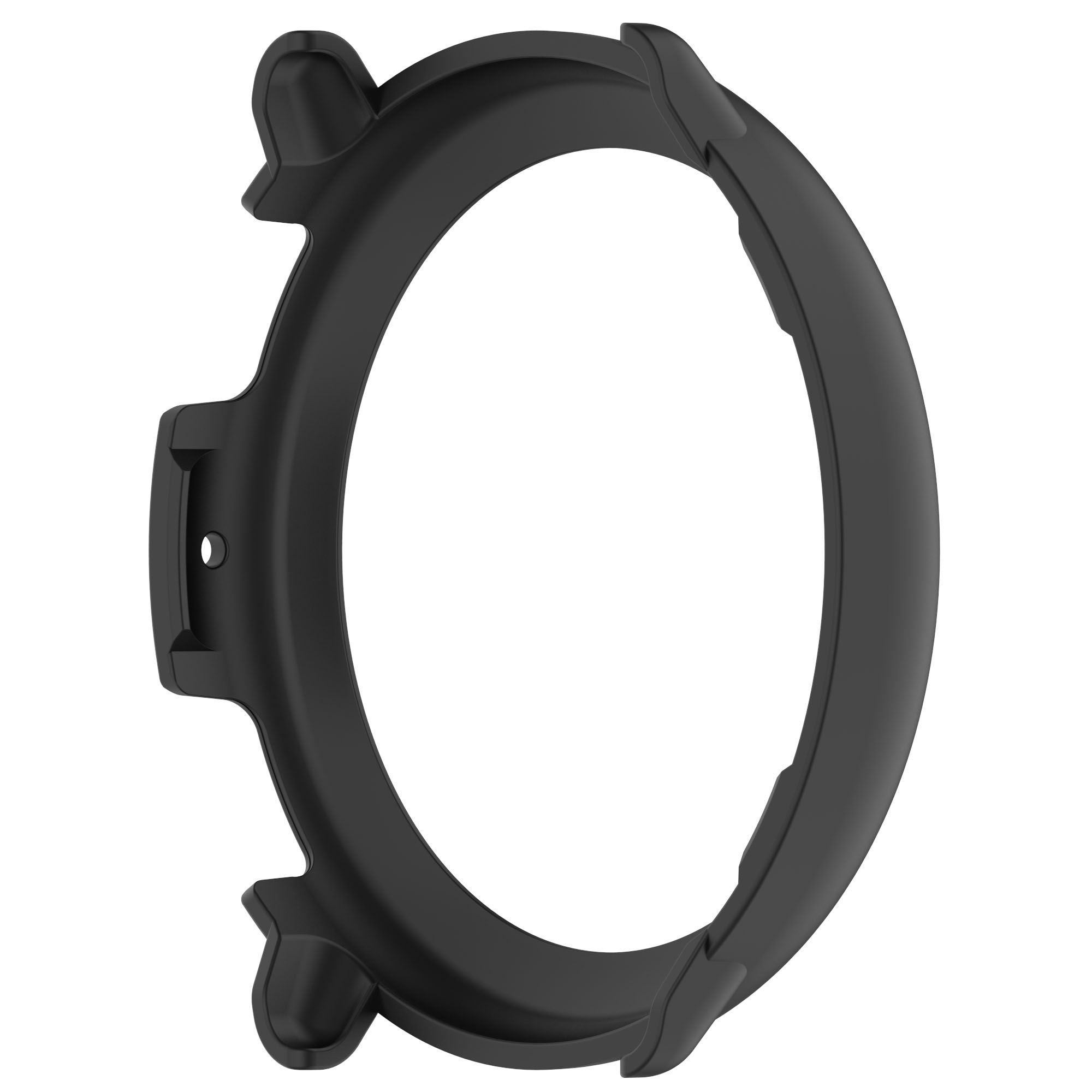 Ghiera nera dell'orologio. È un componente a forma di anello con intagli per l'orologio.