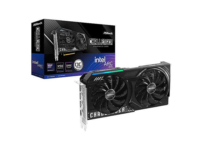 ASROCK Intel Arc B570 Challenger 10GB OC (Intel®, Grafikkarte)