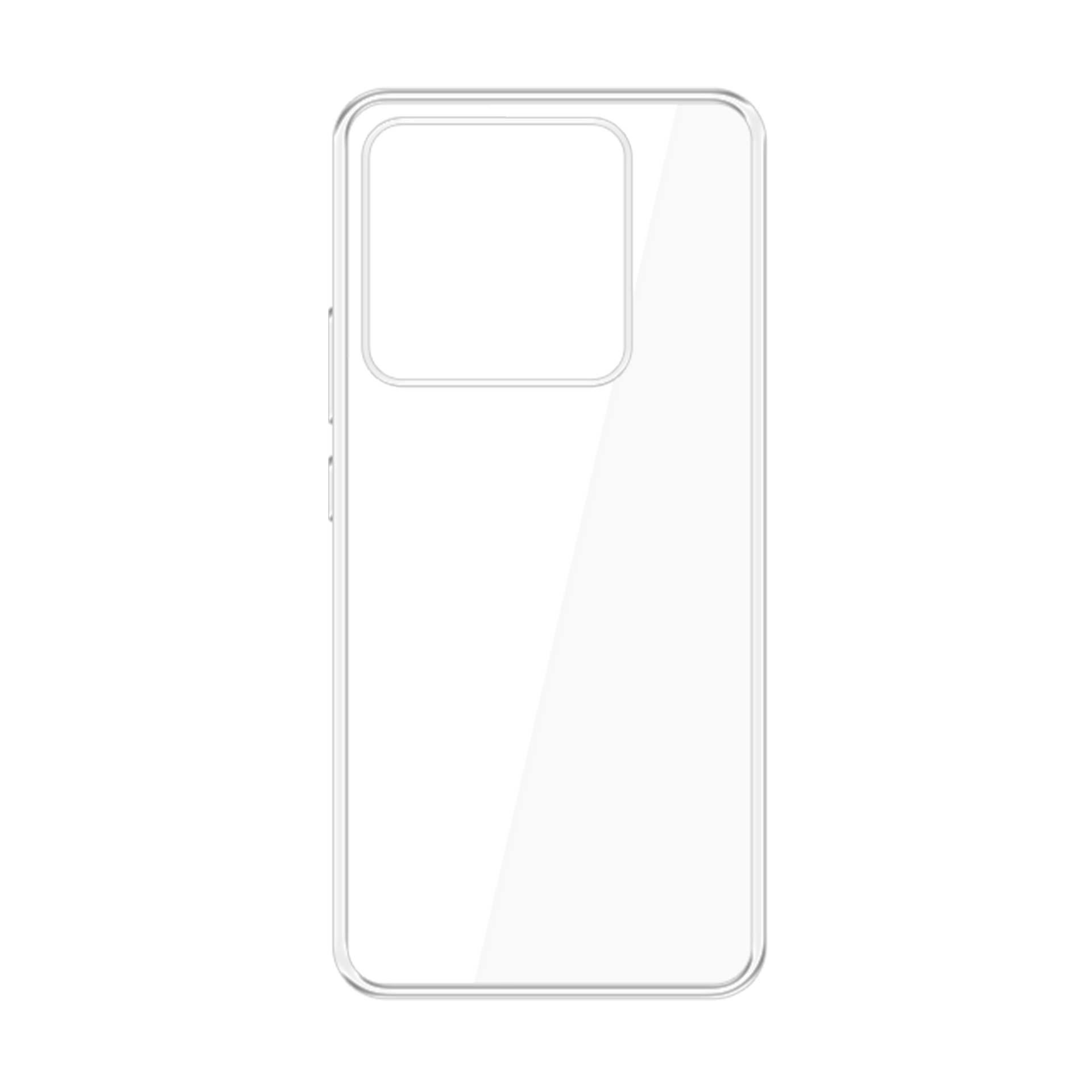 Przezroczyste etui na telefon. Etui jest przezroczyste. Bez telefonu w środku.