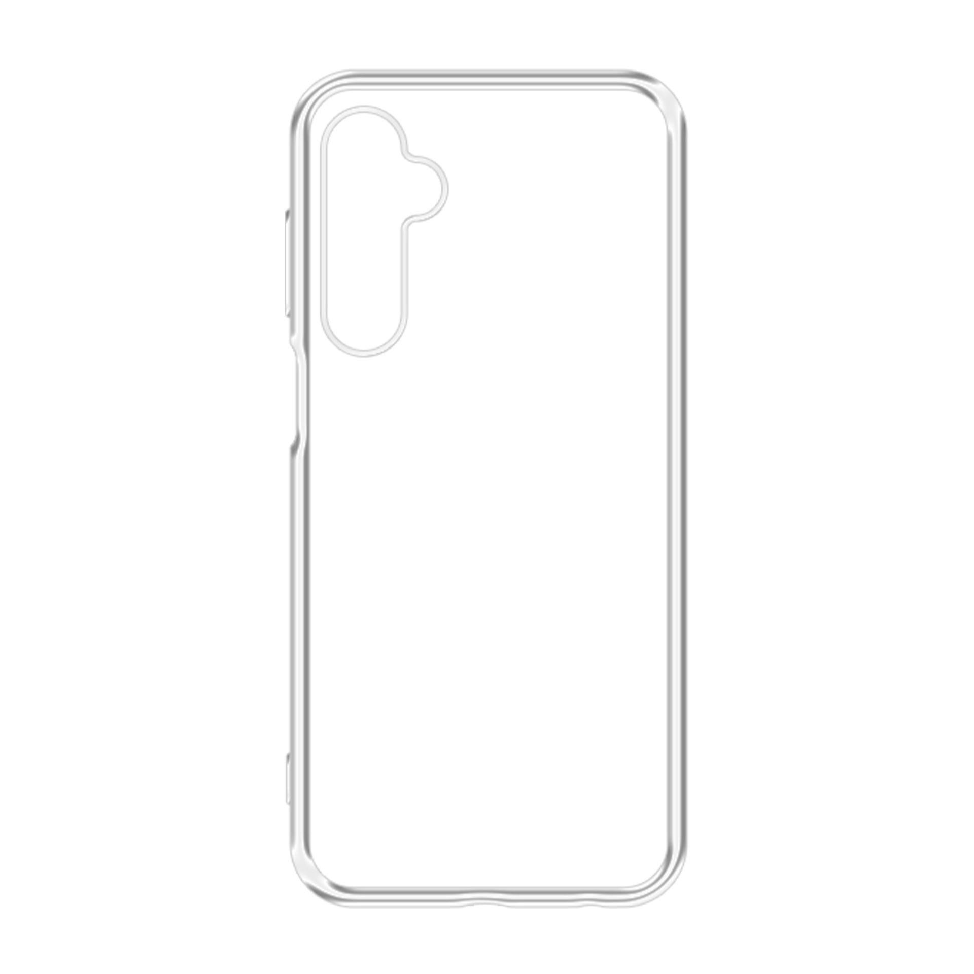 Una custodia trasparente per telefono.