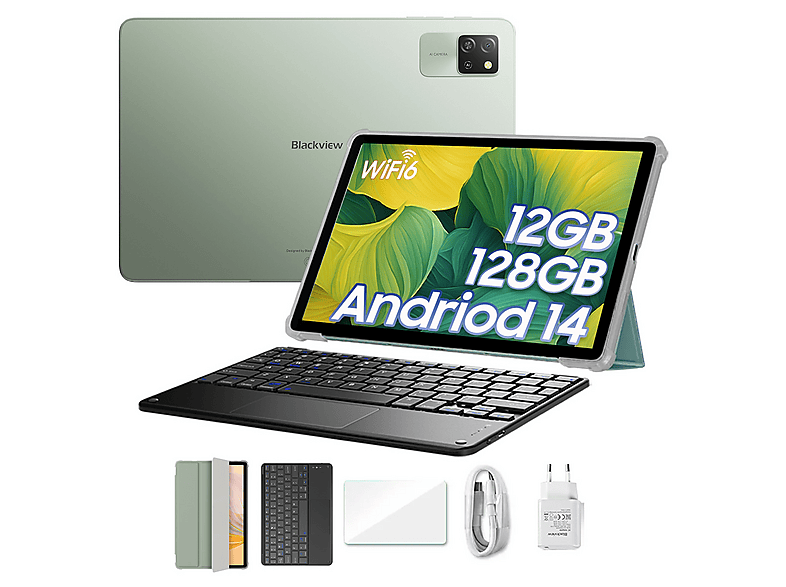 Tablet Blackview Tab 60 Pro Android 15 - 10.1 Pulgadas, 24GB RAM, 128GB ROM, 4G LTE, 5G WiFi, 7700mAh