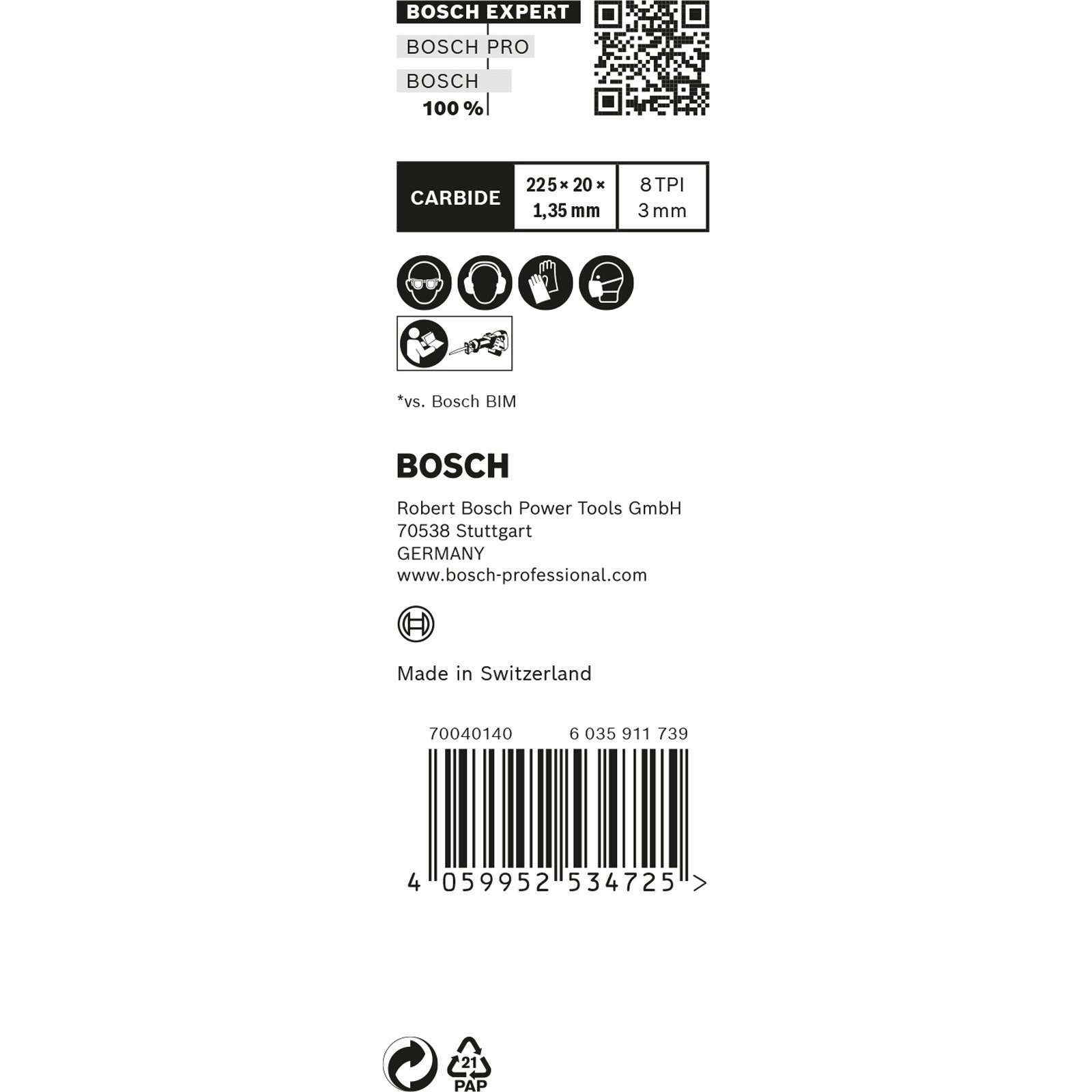 Białe tło z informacjami o produkcie i kodem kreskowym.