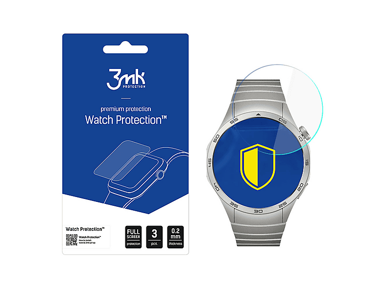 PELLICOLA PROTETTIVA 3MK Protezione Watch FlexibleGlass per Huawei Watch GT 6 46mm