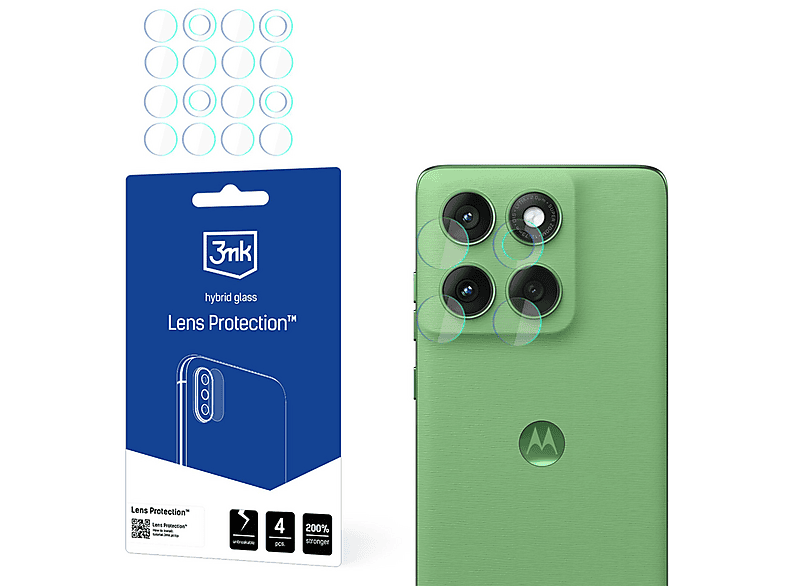Ibywind per Motorola Edge 60 Pro 5G 6,7, 2 Pezzi Pellicola Protettiva 1 Pezzo Protezione Fotocamera 1 Pezzo Film Posteriore,Pellicole TPU Flessibile[Non Vetrino],Senza Bolle