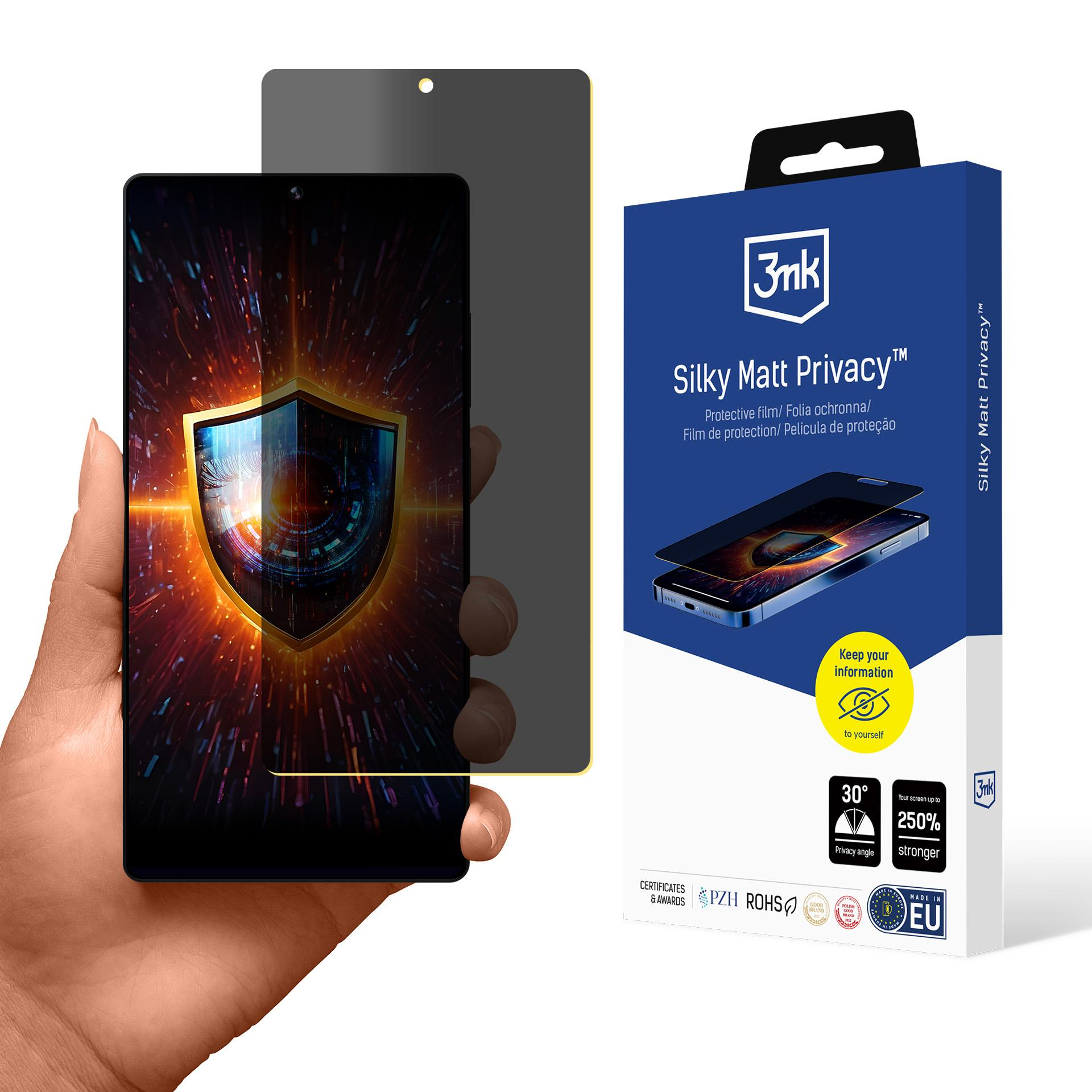 LK 2 Pezzi Pellicola Protettiva Copatibile con Sasung Galaxy S22 Ultra, Privacy TPU 3D