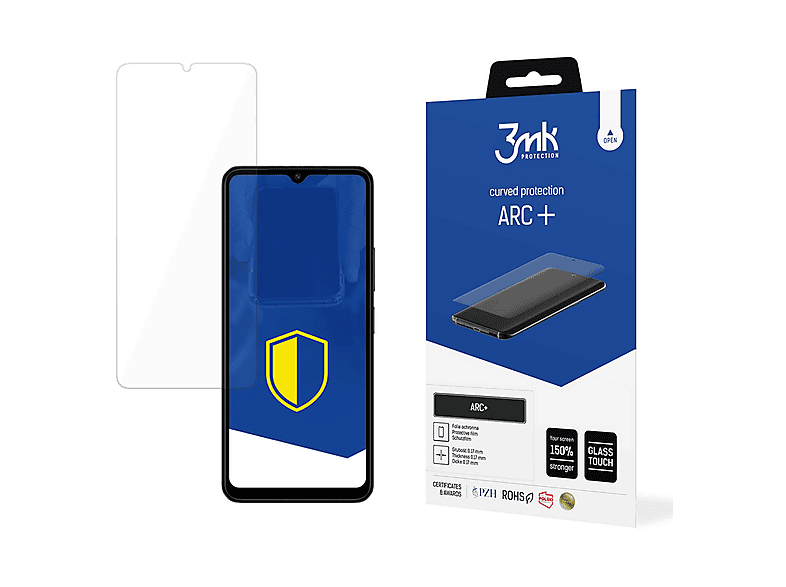 Cadorabo 3x Pellicola Protettiva In Vetro Temperato Per Xiaomi Redmi 6A – Durezza 9H, Alta Trasparenza, Antigraffio, Compatibile Con Cover E 3D Touch - 2