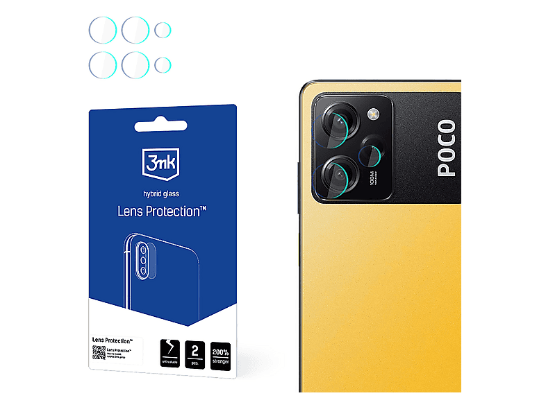 Savvies 6 Pellicole Protettive Per Fotocamera Xiaomi Poco X5 Pro Trasparenti Anti-graffio - 2
