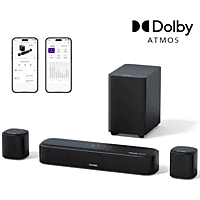 MediaMarkt ULTIMEA Aura A50 Pro - 5.1 Soundbar met Dolby Atmos en subwoofer, APP-Bediening Soundbar Zwart aanbieding