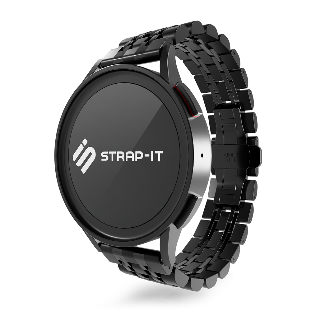 STRAP-IT© Armband, Ersatzarmband, Amazfit, GTR (Pro), Schwarz