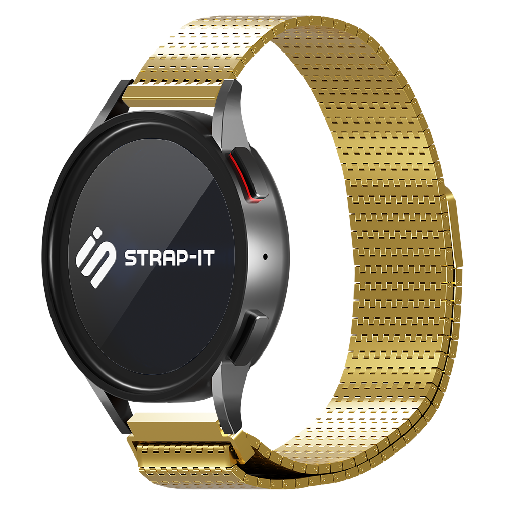 STRAP-IT© Armband, Ersatzarmband, Huawei, Watch GT Pro, Gold