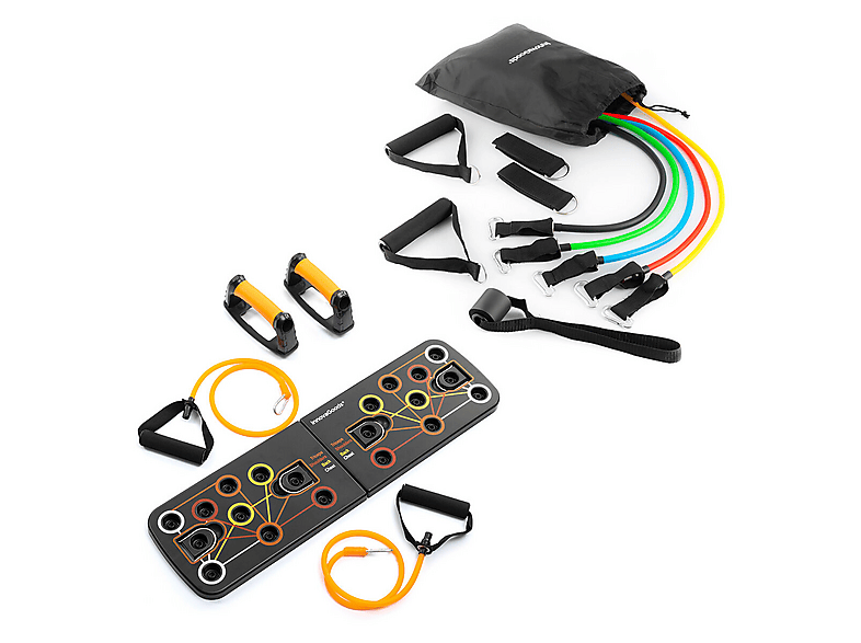 InnovaGoods® Plateforme vibrante d'entraînement avec Accessoires et Guide d' exercices Vybeform, tonifie Les Muscles et améliore la Circulation, Design Compact et léger, idéal pour la Salle de Sport