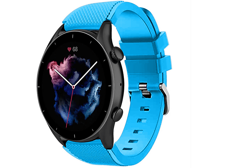 Mayfun Transparante Siliconen Hoes Voor Amazfit GTR 3 - Kristalhelder, Anti-kras, Zachte TPU Bescherming