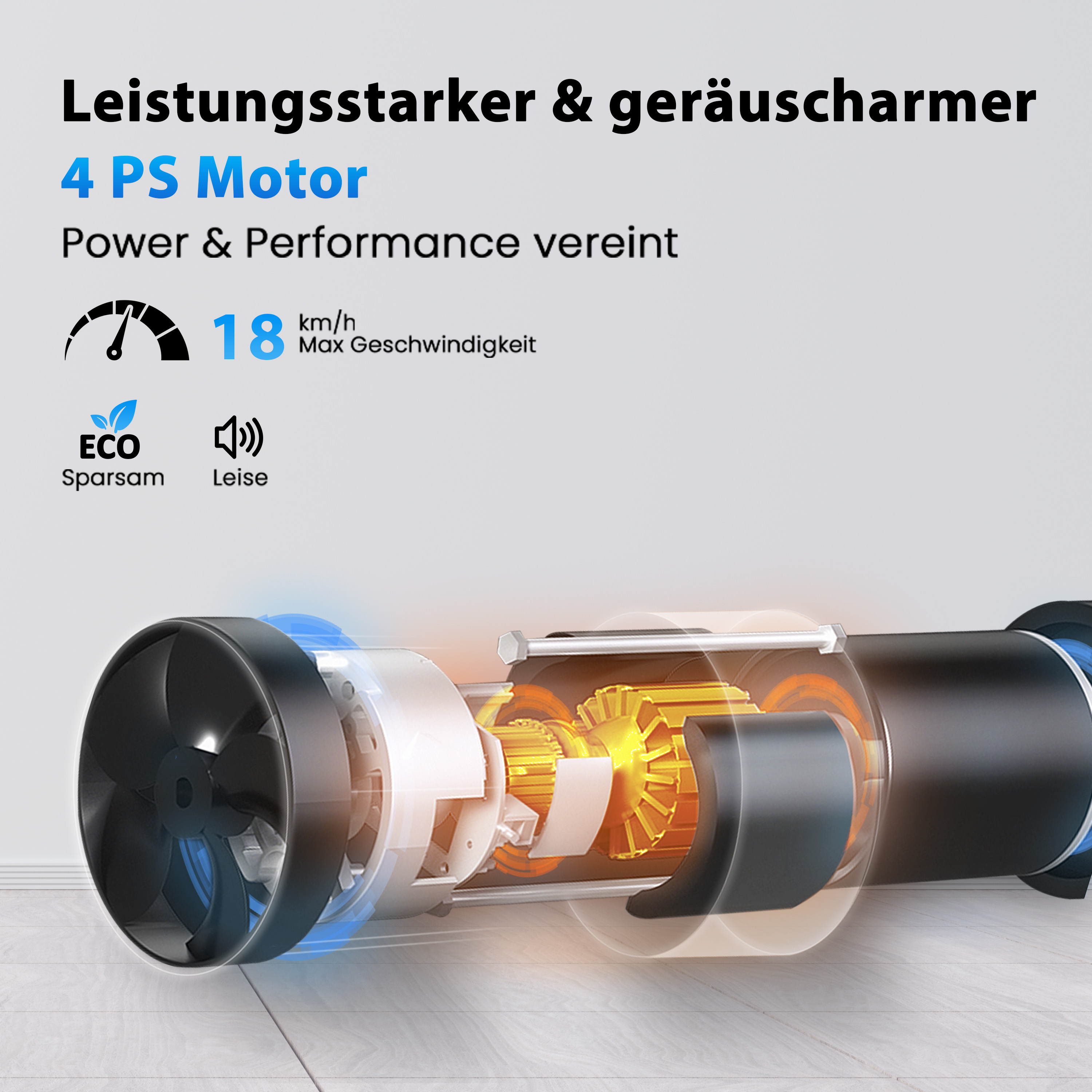 Diagramm, das die inneren Komponenten einer Maschine zeigt.