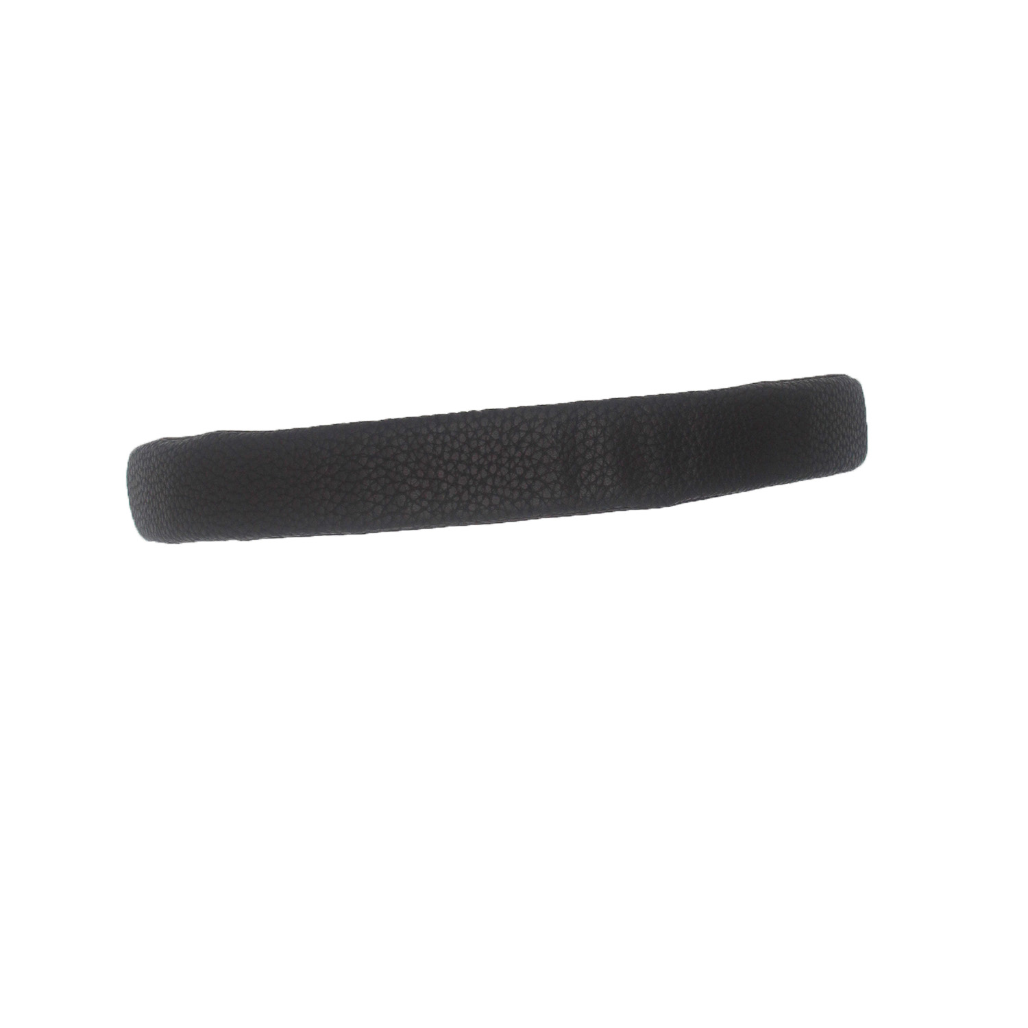 Una fascia nera, strutturata. Ha una forma leggermente curva.