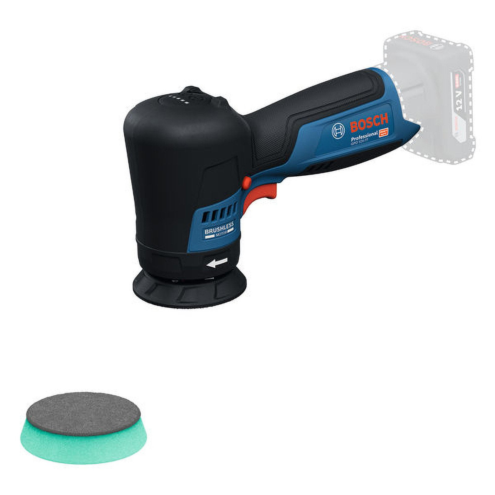 BOSCH GPO 12V-77 Solo Köşeli Polisaj Makinesi