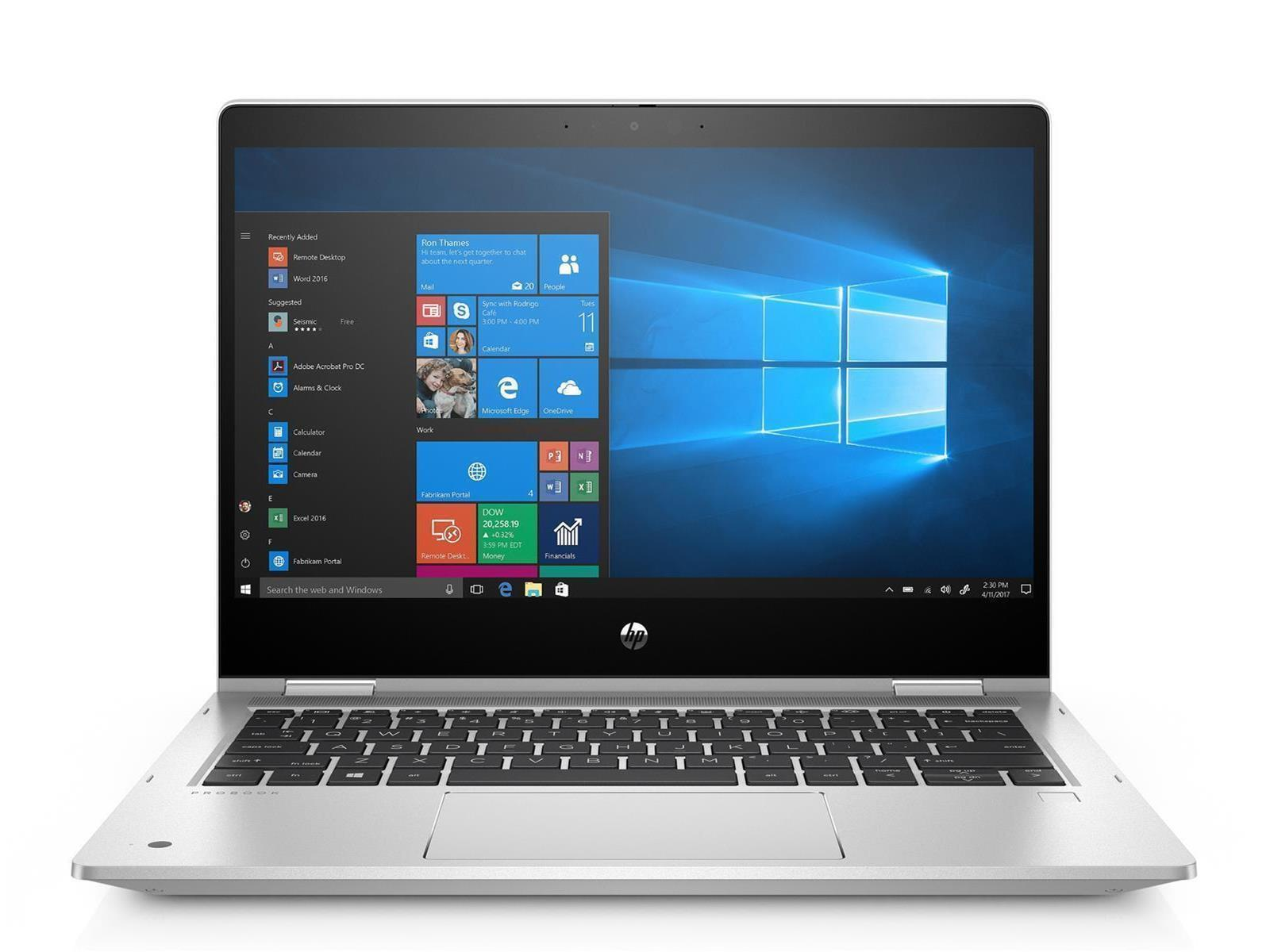 Silberner Laptop mit geöffnetem Bildschirm, der die Windows-Oberfläche anzeigt. Weißer Hintergrund.