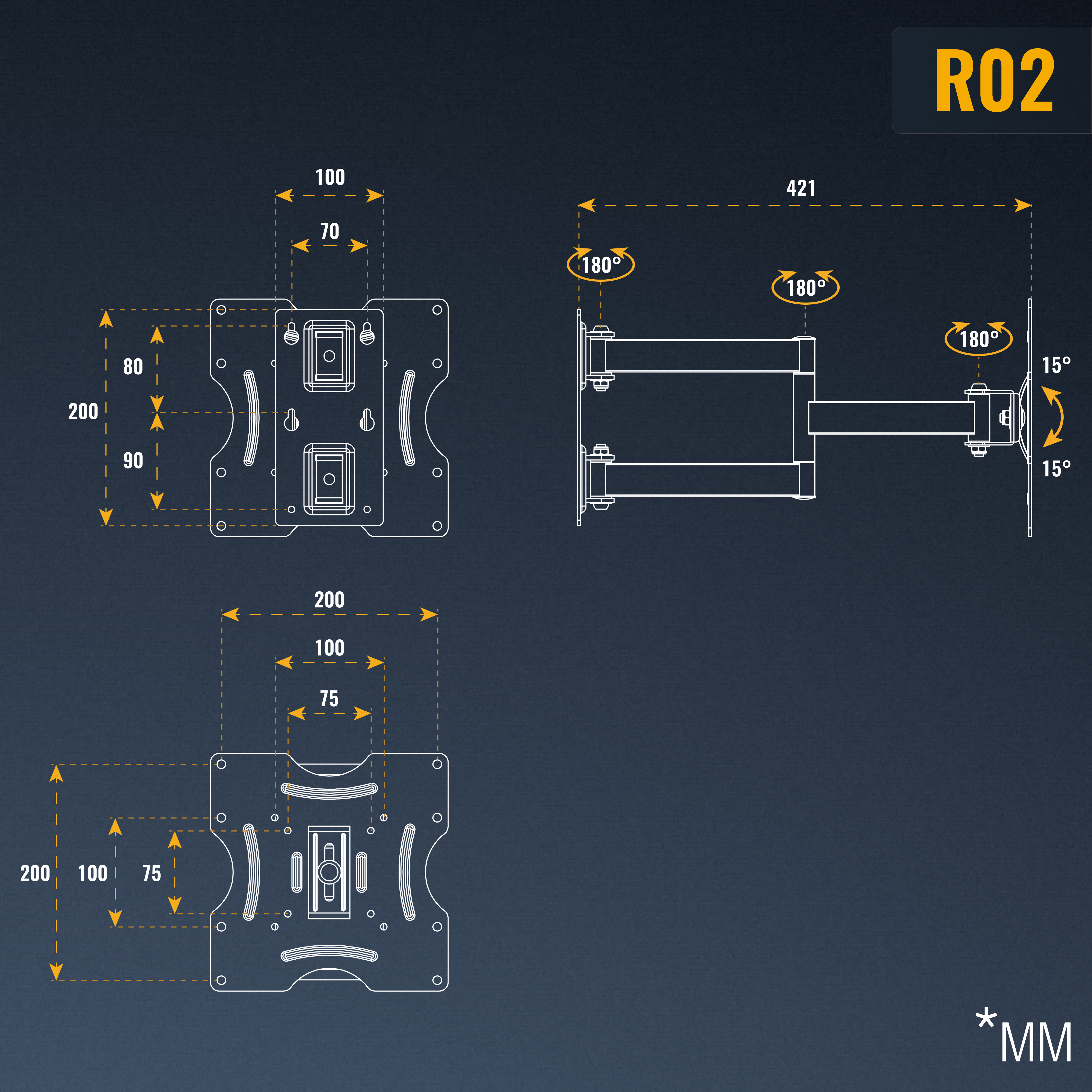 Die Montageanleitung S7111 zeigt Diagramme und Anweisungen zur Wandmontage eines Fernsehers mit technischen Details und Sicherheitshinweisen.