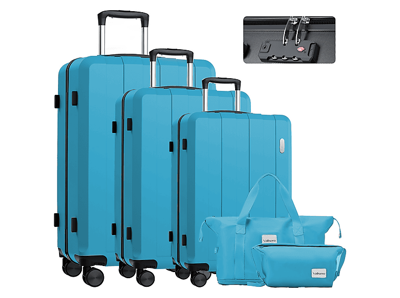 Maleta de Viaje | VALLSERO LG1, Trolley set estuche rígido, 5