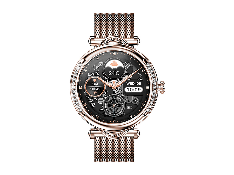 Smartwatch AVIZAR AVJFE609, Rosa dorado MediaMarkt