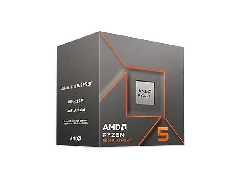 AMD 4.2 GHz 16MB Önbellek 6 Çekirdek AM5 4nm MPK Ryzen 5 8400F