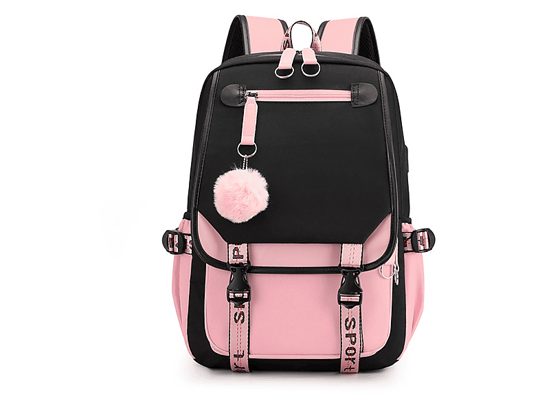 XUIGORT Faltbarer Schultaschen Rucksack Mit rosa MediaMarkt