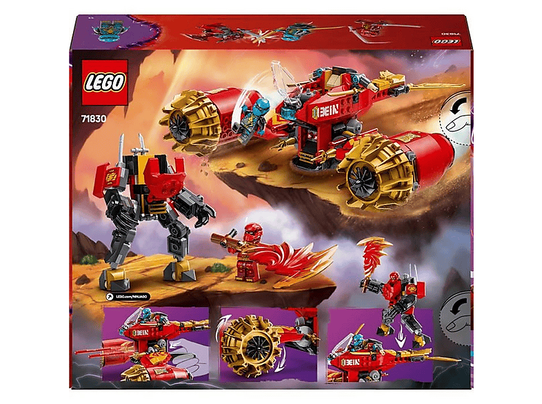 Juego de construcción | LEGO NINJAGO Moto-Meca Kai: Juguete con