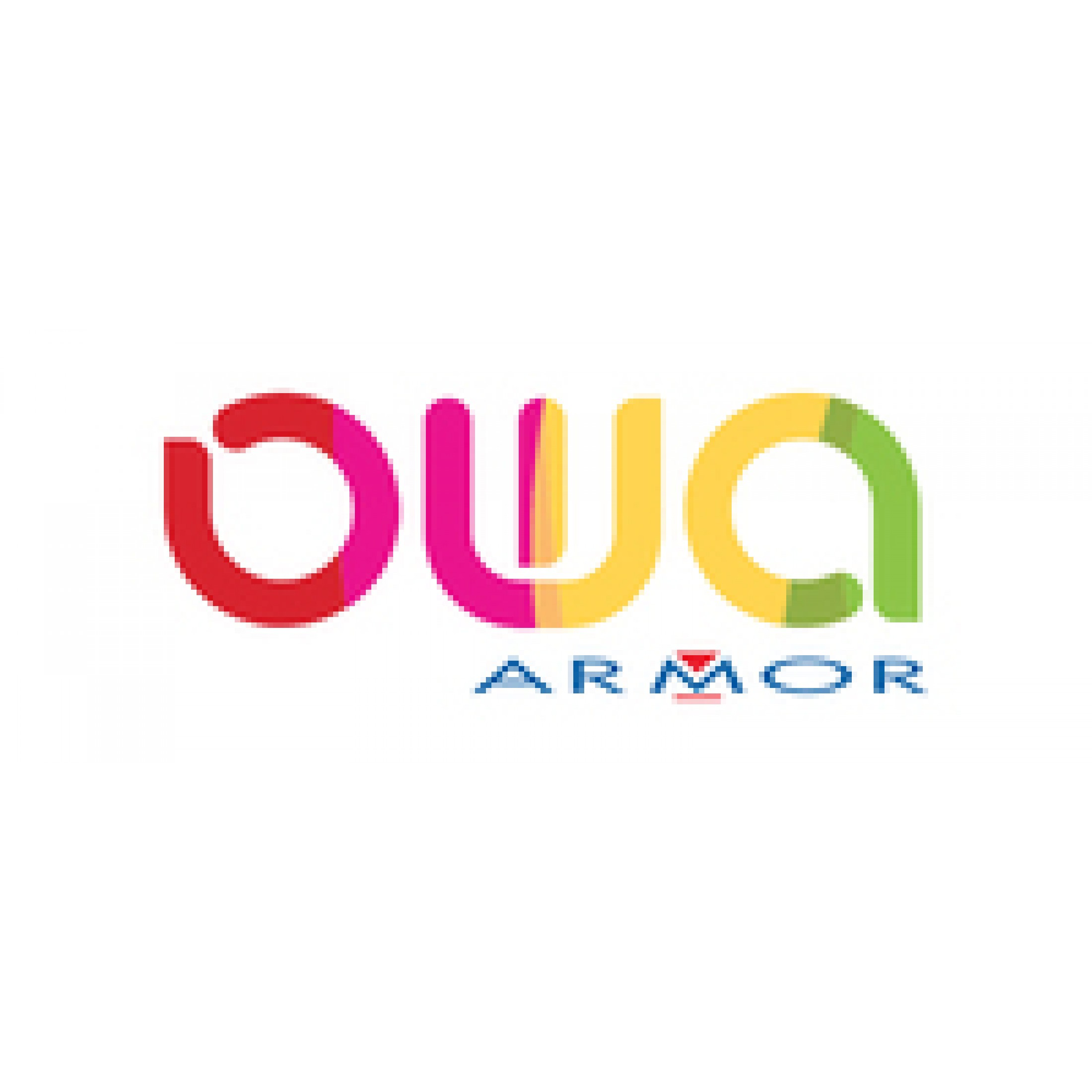 Un logo colorato con la parola 'owa' in rosso, rosa, giallo e verde.