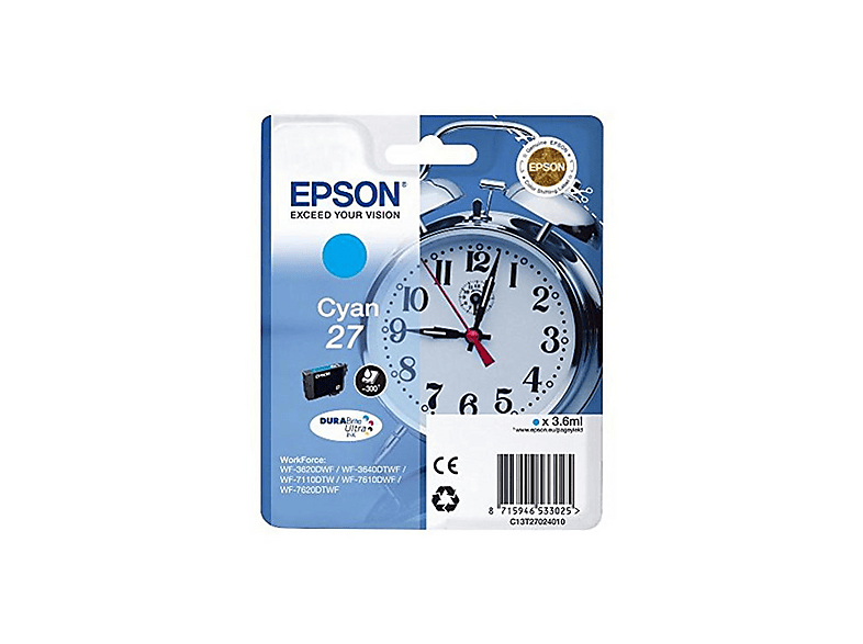 ORIGINALE EPSON C13T27024010 Ciano | MediaWorld.it