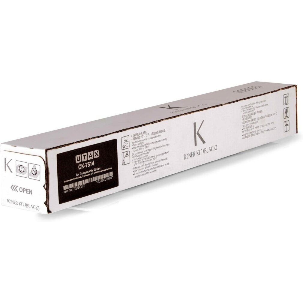 Una scatola di kit toner nero con la scritta 'K TONER KIT (NERO)'. La scatola è su sfondo bianco.