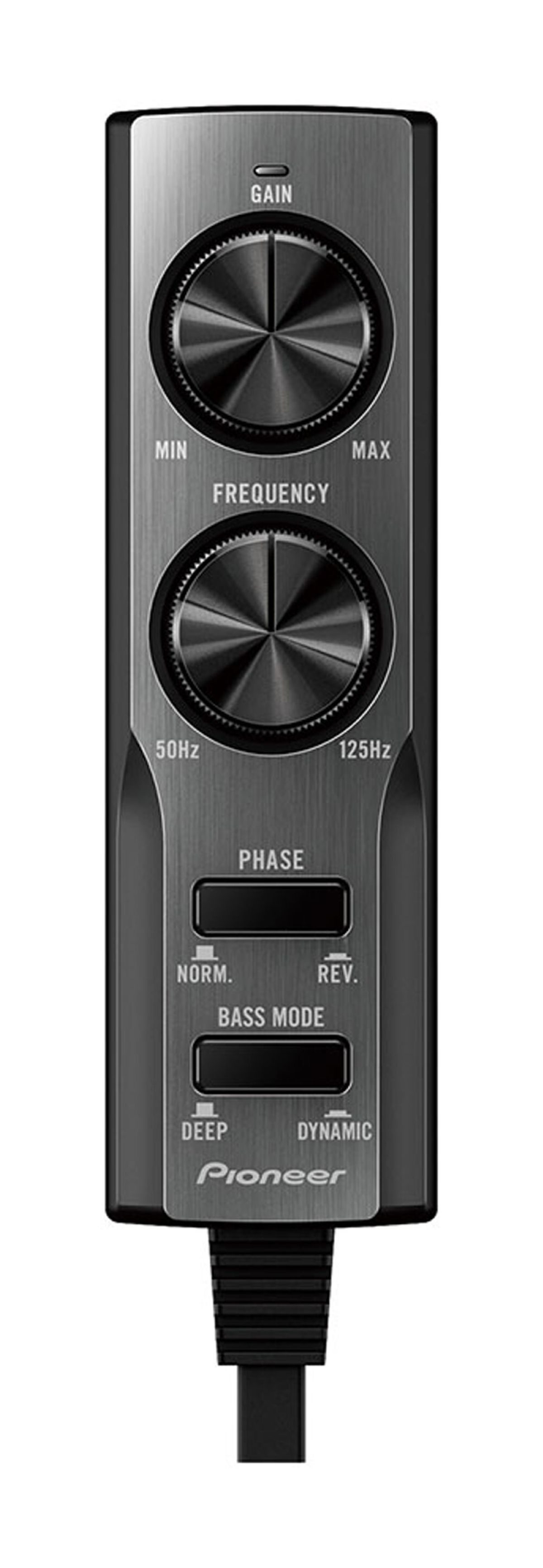 Pioneer-Audiosteuerung mit Drehreglern und Knöpfen.