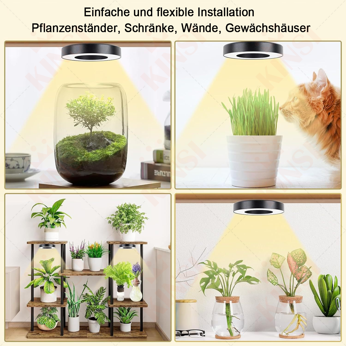 KINSI LED,Pflanze,Wachstum,Vollspektrum,Deckenleuchten Pflanzenlampe warmes  Licht | MediaMarkt
