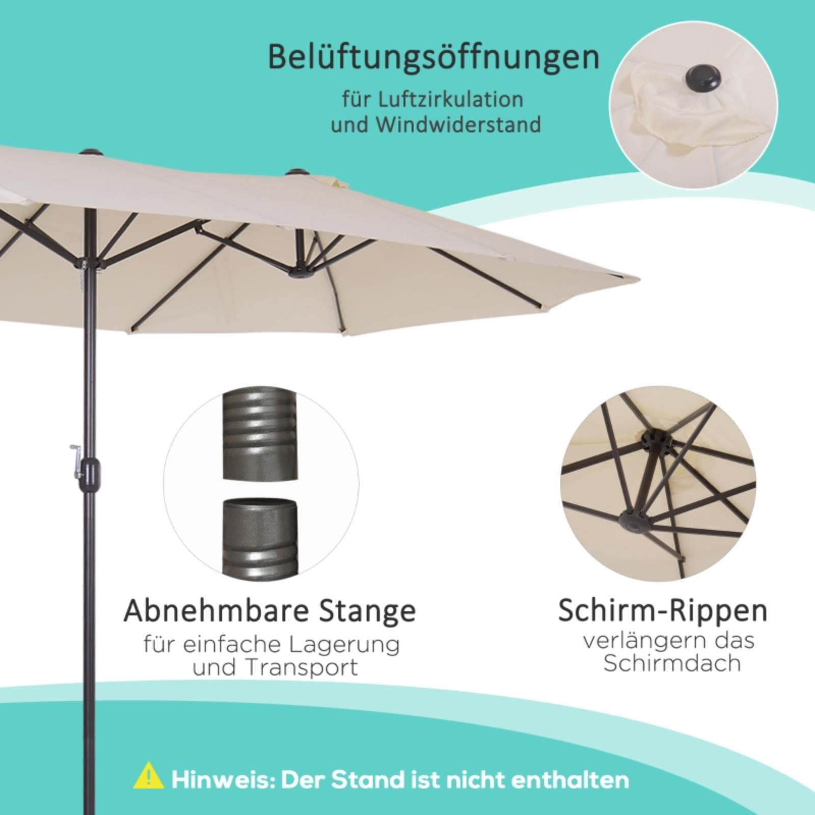 Offene Werkzeugkisten mit Maßen, ausgezogener Schublade und Ablage.