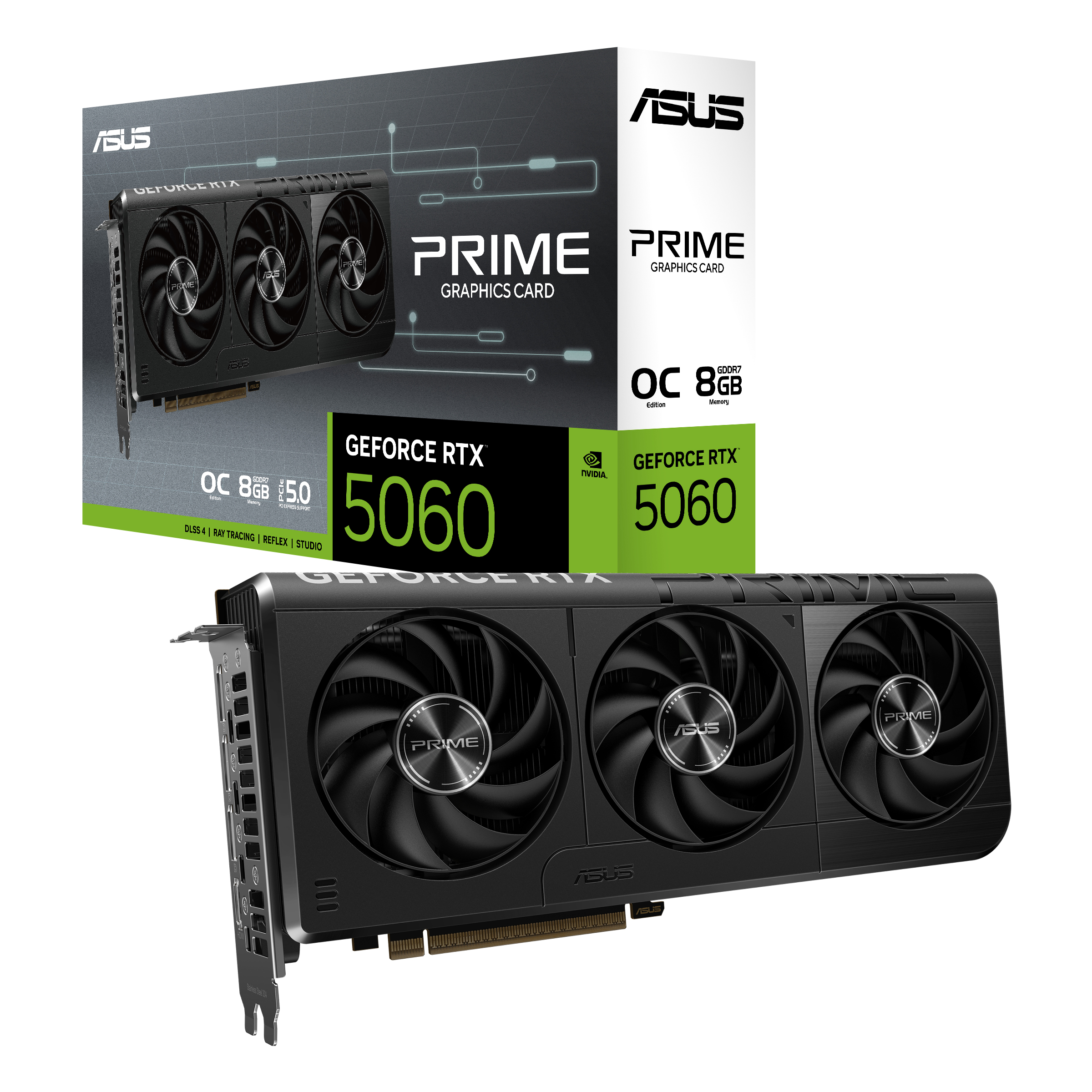 ASUS Prime OC GDDR7 128Bit HDMI/DP GeForce RTX™ 5060 8 GB Ekran Kartı