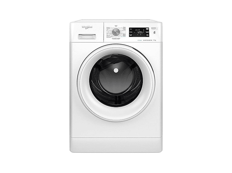 Lavadora carga frontal - WHIRLPOOL FFB 9269 WV SP, 9 kg, Blanco