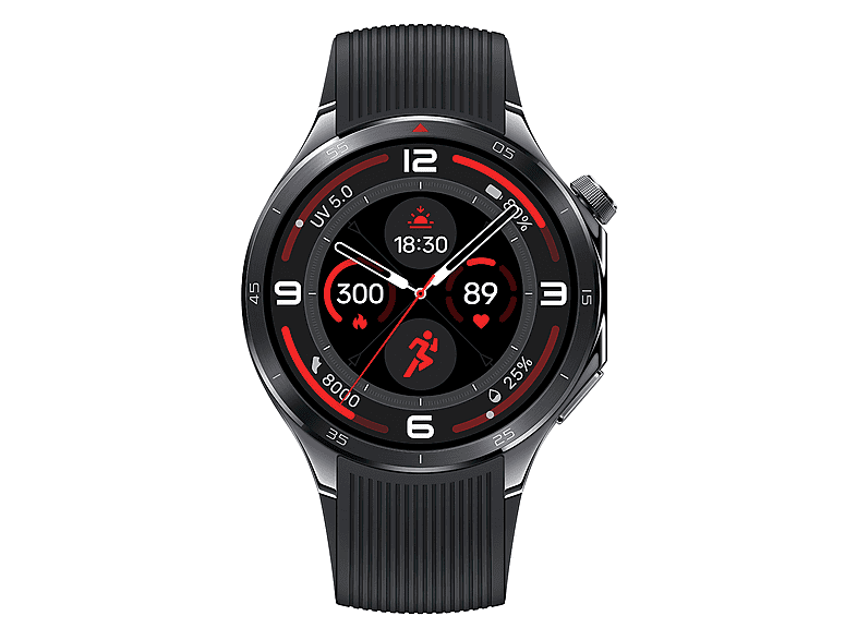 ONEPLUS Watch 3 Smartwatch Silikon, Obsidian Titanium