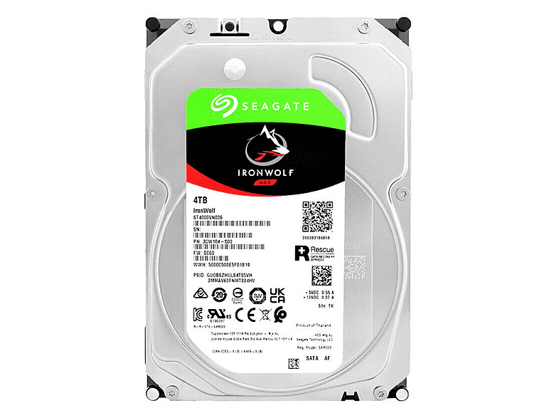 ST4000VN008⭐︎4TB Seagate HDD MediaMarkt | HDD TB 4 ST4000VN006 IronWolf SEAGATE 内蔵型ハードディスクドライブ