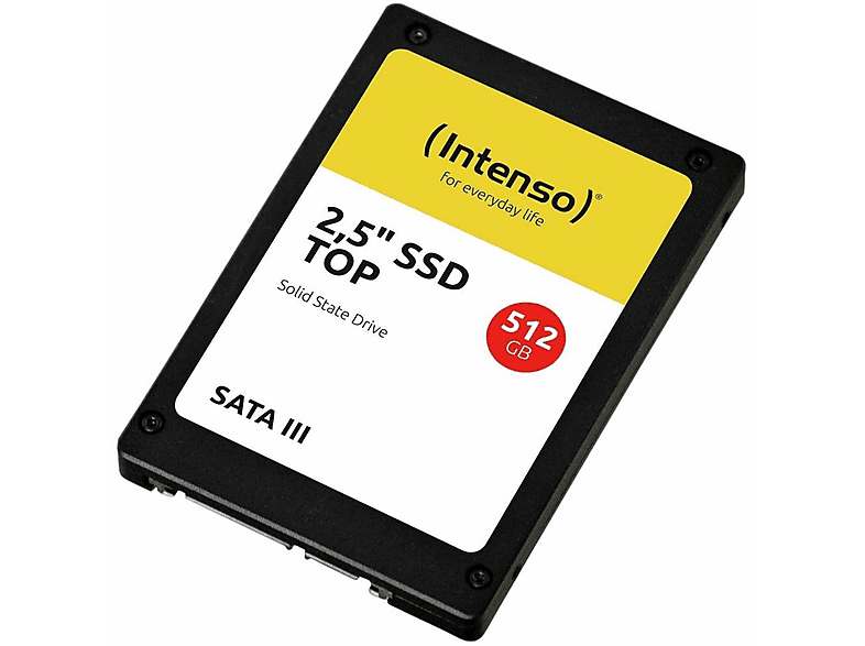 Intel SSD 5 512GB 2.5インチ SATA III INTENSO 2.5inch SSD SATA III TOP 512GB 512 GB Interne SSD | MediaMarkt