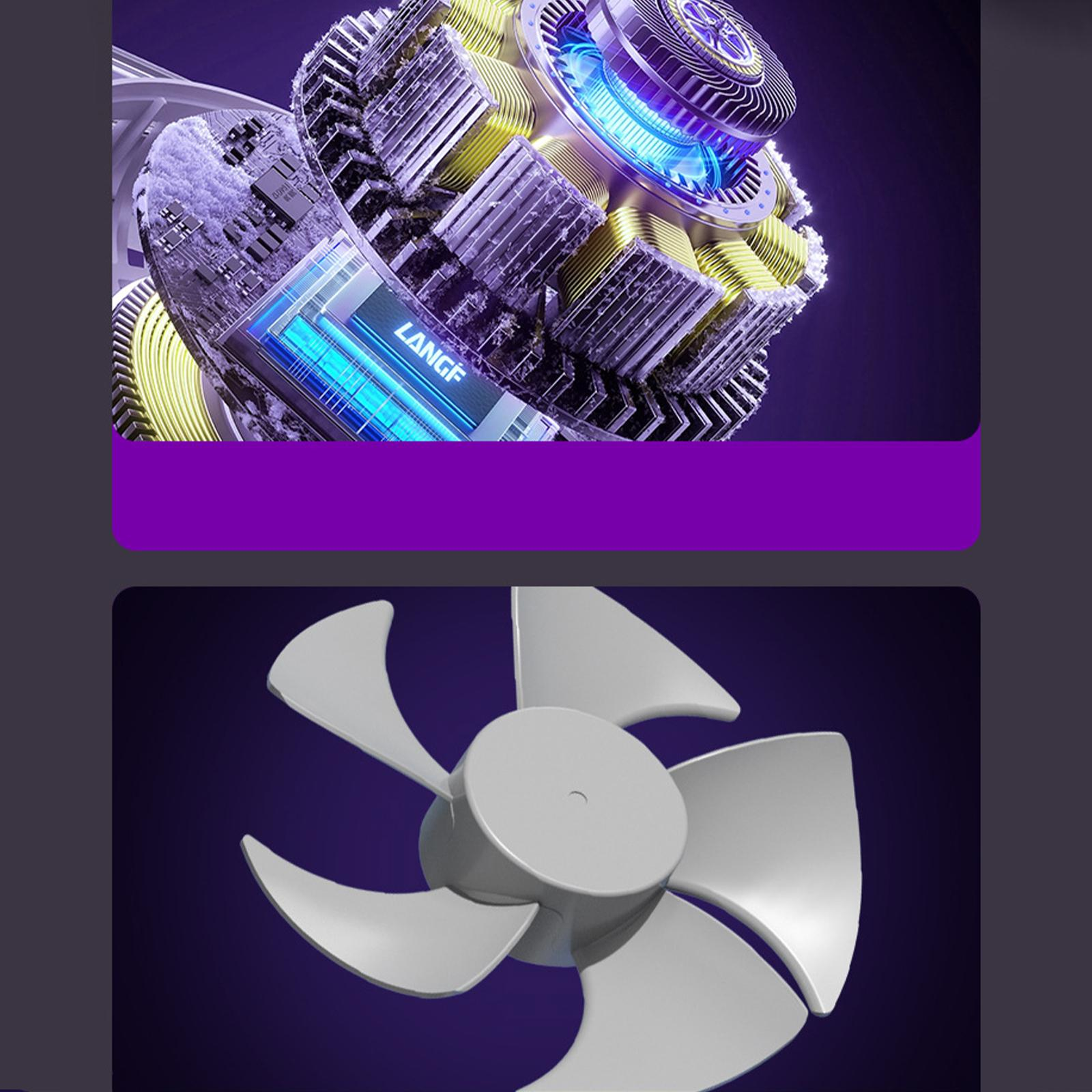 Abstraktes Bild mit mechanischem Design und einem Ventilator. Mechanisches Design hat ein "LANGF" Logo.