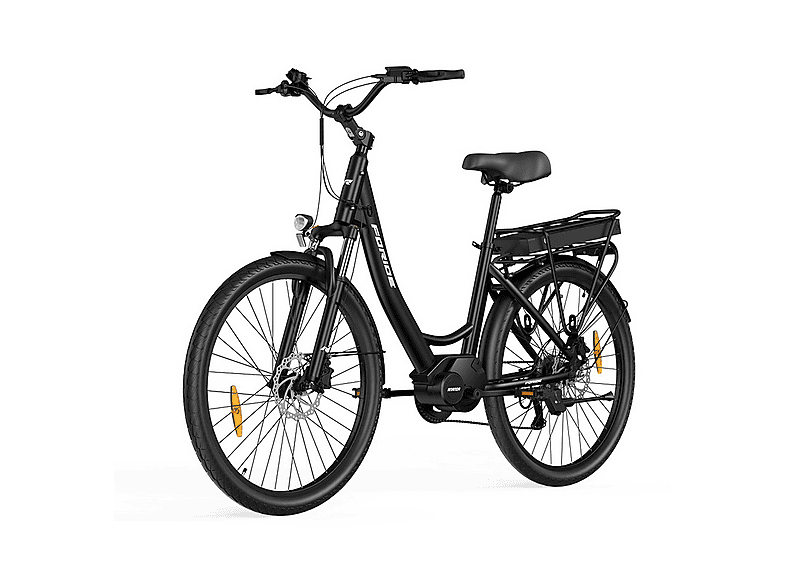 FORIDE Urbano 2 Mountainbike (Laufradgröße: 26 Zoll, Erwachsene-Rad, Schwarz)