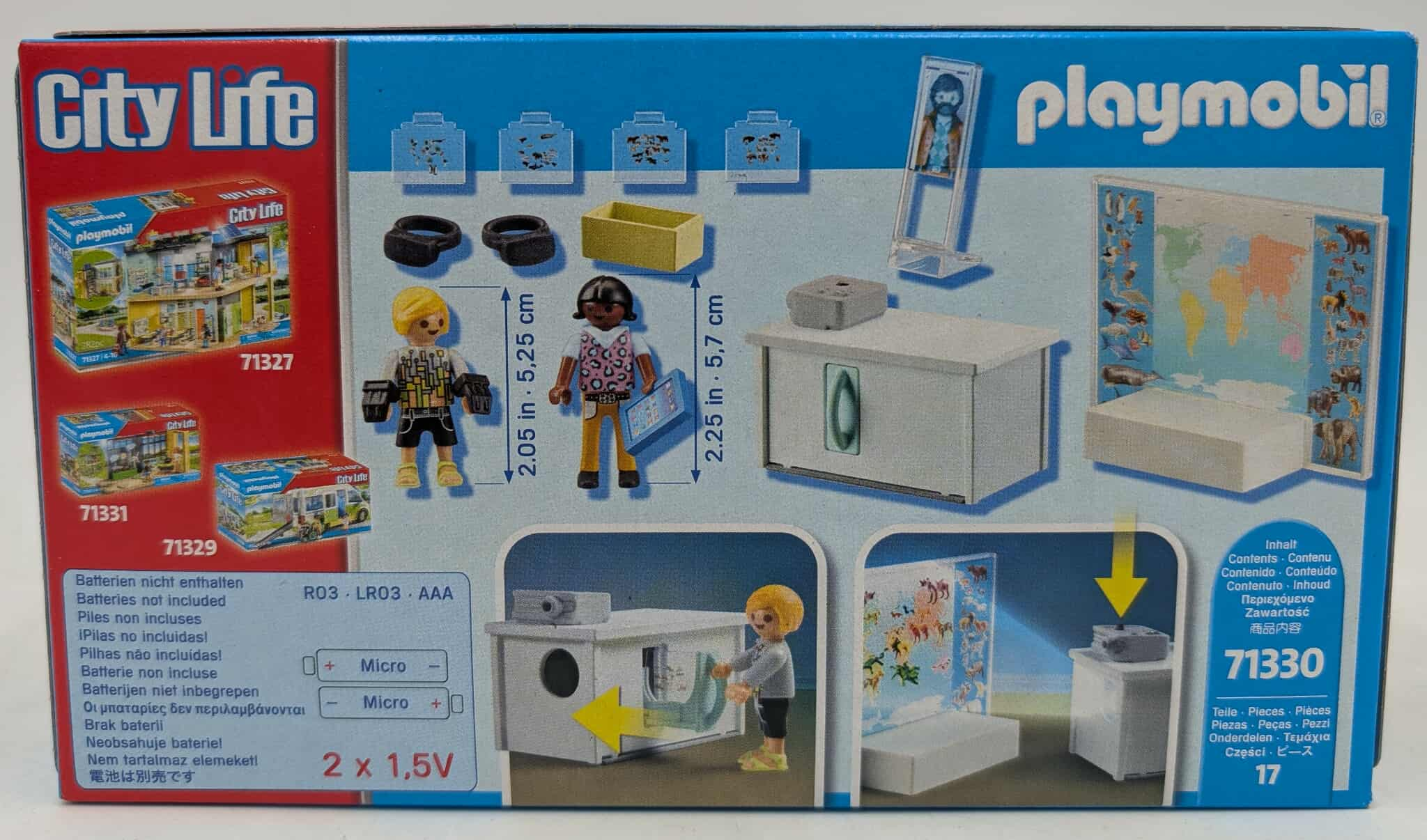 Zestaw Playmobil City Life. Zawiera figurki, meble i akcesoria. Posiada pralkę i mapę świata.