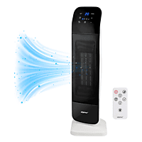 MediaMarkt ALPINA MEAKA3880/0016 Ventilatorkachel Zwart aanbieding