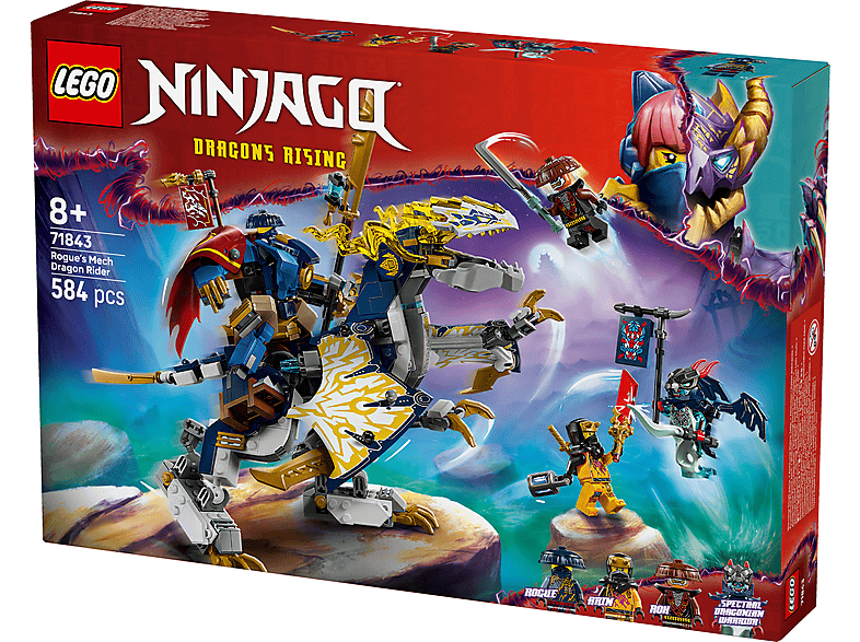 LEGO Ninjago Robot Ejderha Binicisi 71843 Fiyat & Özellik | MediaMarkt