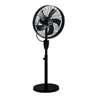 MediaMarkt EVOLAR EVO-16MSFBL Staande ventilator Zwart aanbieding