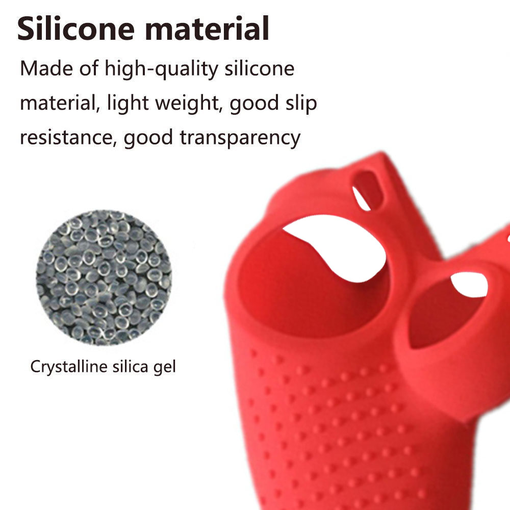 Rote Silikon-Controller-Abdeckung mit Griffdetails, die Material und Design für ergonomisches Spielen zeigt.